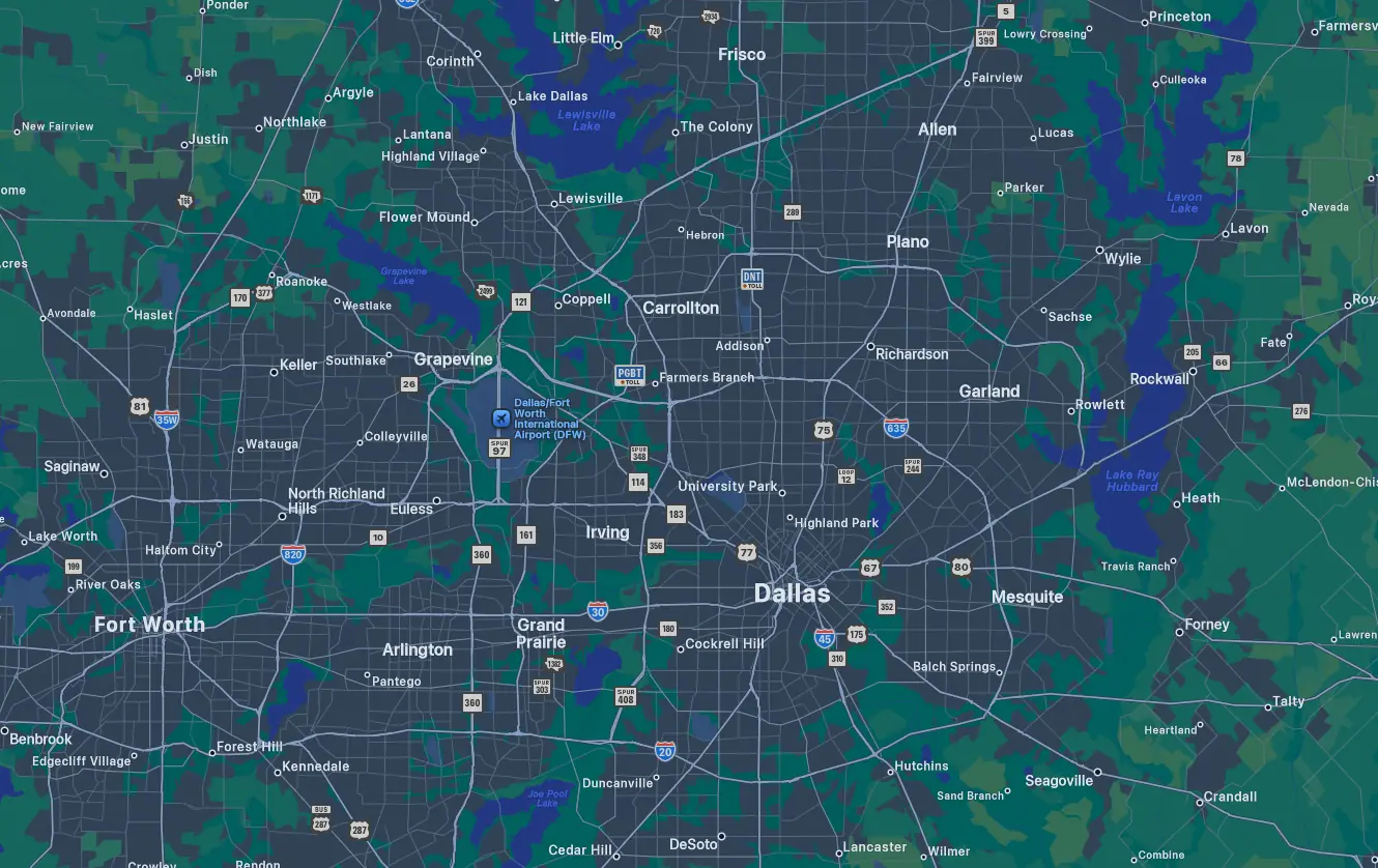 DFW Service Area